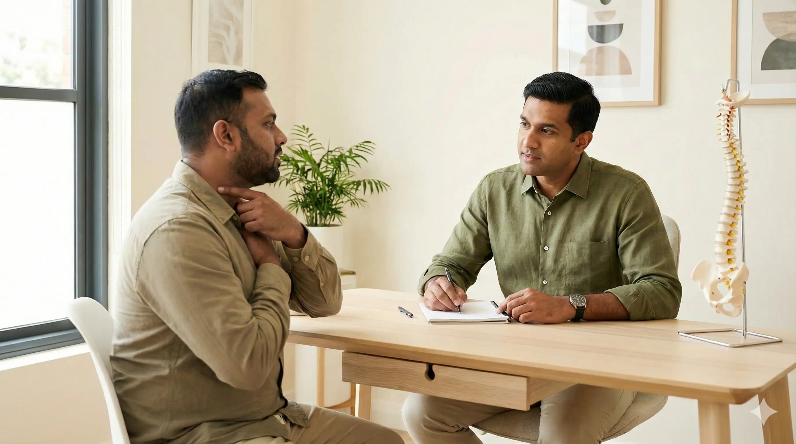 Initial assessment for hijama cupping therapy treatment